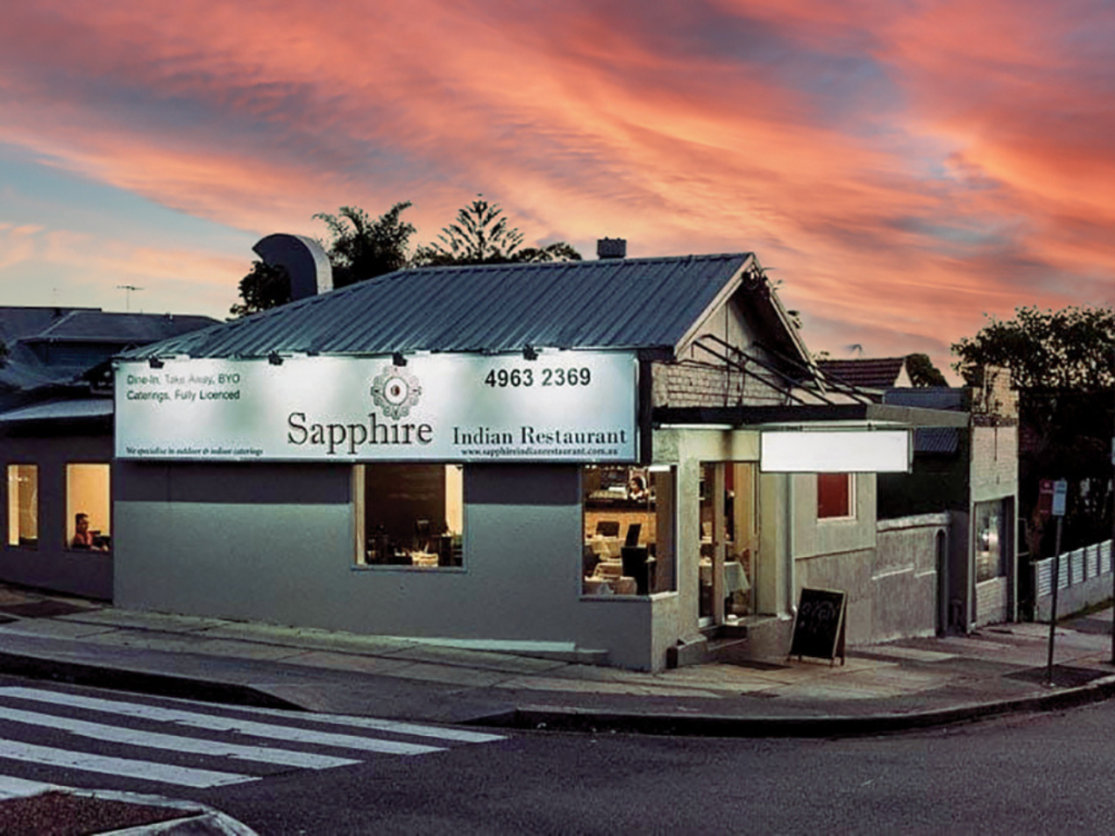 Sapphire Indian Restaurant front